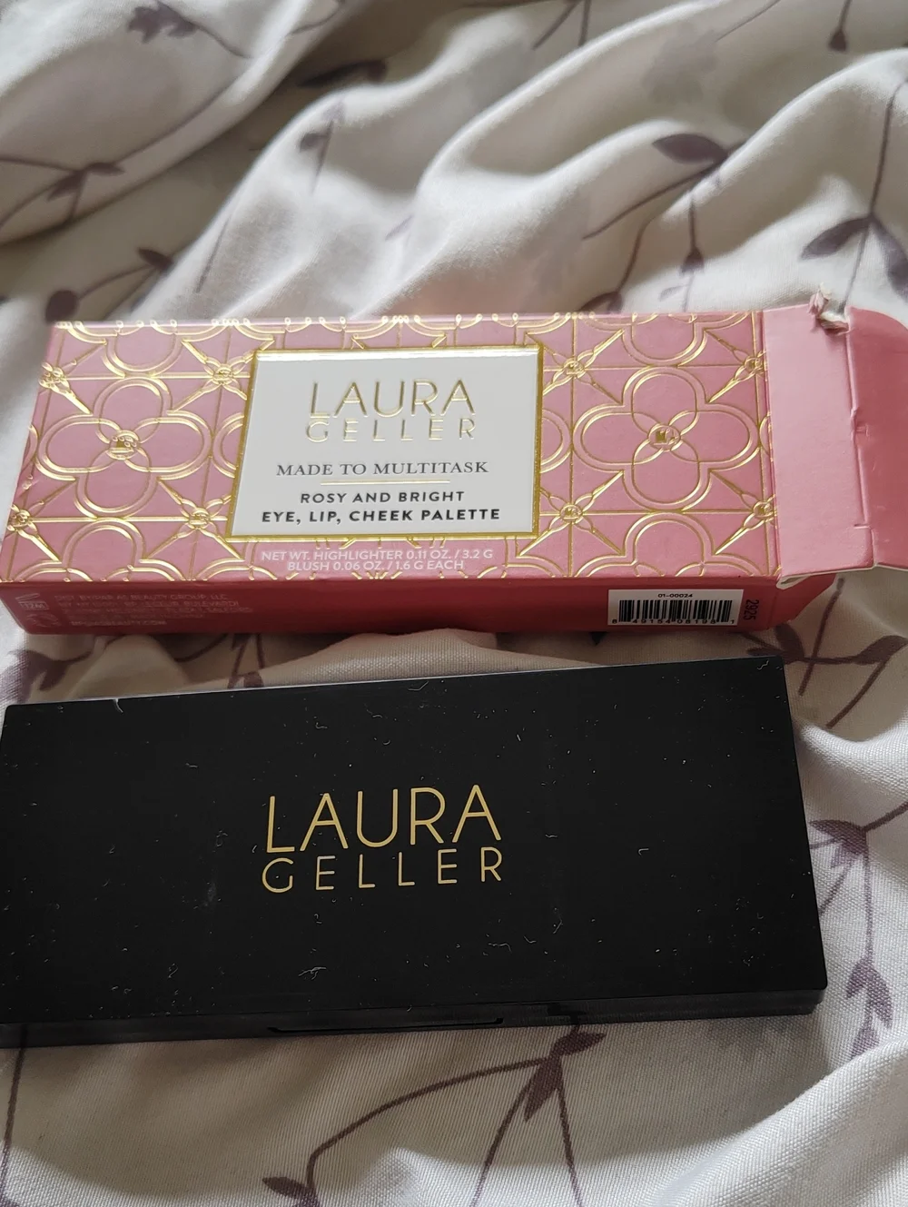 Laura Geller Rosy and Bright Made To Multitask Eye Lip Cheek Palette